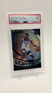 2023 Revolution Vortex Insert Card Anthony Edwards PSA Grade 9 MINT Minnesota Timberwolves