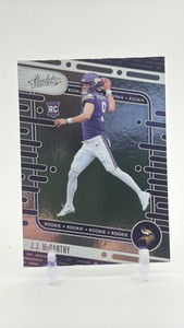 2024 Absolute Football J.J. McCarthy Rookie Card Minnesota Vikings