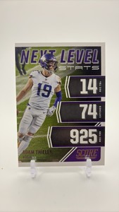 2021 Score Next Level Stats Insert Card Adam Thielen Minnesota Vikings Card