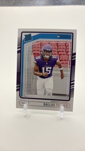 2024 Donruss Rated Rookie Dallas Turner Rookie Card Minnesota Vikings