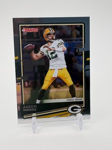 2020 Donruss Aaron Rodgers Press Proof Version Serial #d 15100 Green Bay Packers
