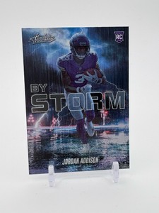 2023 Absolute Football Jordan Addison By Storm Insert Rookie Card Minnesota Vikings