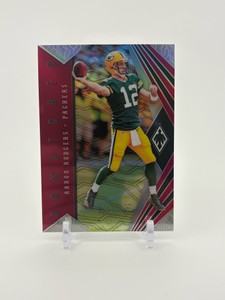 2018 Panini Phoenix Unmatched Insert Card Aaron Rodgers Serial #d 066100 Green Bay Packers