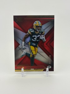 2019 Panini XR Aaron Jones Red Parallel Serial #d 091249 Green Bay Packers
