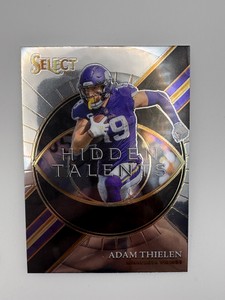 2021 Panini Select Hidden Talents Insert Card Adam Thielen Minnesota Vikings