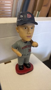 Autographed Justin Morneau Bobblehead Minnesota Twins, Team Issued Authenticated
