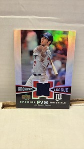 2006 Upper Deck Special FX Materials Joe Mauer Game Used Jersey Card Minnesota Twins