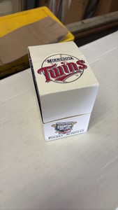 Full Display Box of 2004 Minnesota Twins Pocket Schedules, Fresh Off Their 2003 American League Central Division Title
