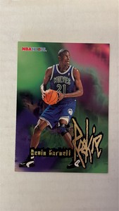 1996 NBA Hoops Kevin Garnett Rookie Card Minnesota Timberwolves