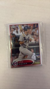 2012 Topps Chrome Minnesota Twins Team Set Joe Mauer and More