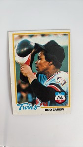 1978 Topps Rod Carew Minnesota Twins