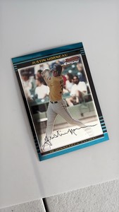 2002 Bowman Chrome Justin Morneau Rookie Card Minnesota Twins