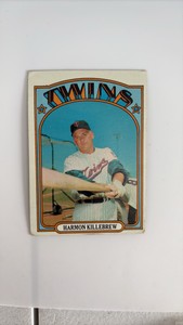1972 Topps Harmon Killebrew Minnesota Twins
