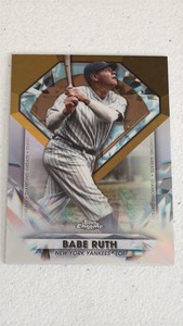 2022 Topps Chrome Diamond Greats Insert Card Babe Ruth