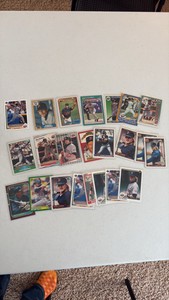 Dan Gladden Minnesota Twins Card Lot