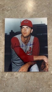 Sam McDowell Autographed 8x10 Baseball Picture