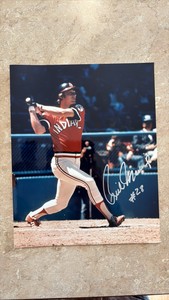 Rick Manning Autographed 8x10 Baseball Picture