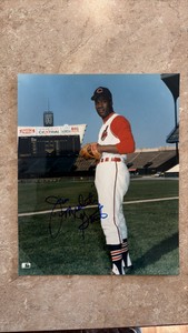 Jim Mudcat Grant Autographed 8x10 Baseball Picture