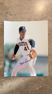 Mike Dunne Autographed 8x10 Baseball Picture