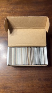 Box of Minnesota Twins Cards, Mix of Years, Players and Card Companies