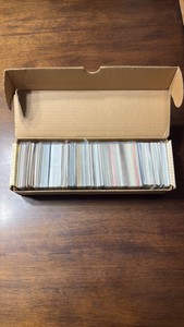 Box of Minnesota Twins Cards, Mix of Years, Players and Card Companies