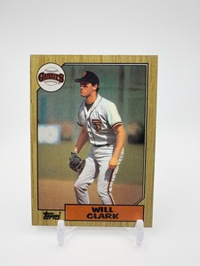 1987 Topps Will Clark Rookie Card San Francisco Giants