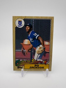 1987 Topps Bo Jackson Rookie Card Kansas City Royals Legend