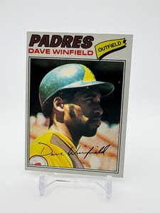 1977 Topps Dave Winfield San Diego Padres Minnesota Native and MLb Hall of Famer