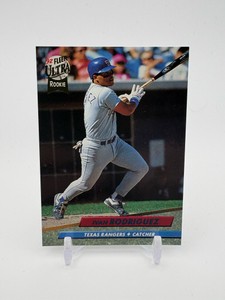 1992 Fleer Ultra Ivan Rodriguez Rookie Card Texas Rangers
