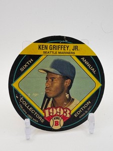 1993 King Meat Snacks Card Ken Griffey Jr. Card (Some Wear on Card)