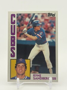 1984 Topps Ryne Sandberg Chicago Cubs Card