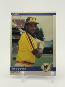 1984 Fleer Tony Gwynn Card 2nd year Card San Diego Padres