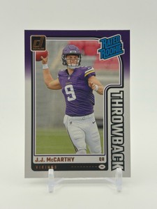 2024 Donruss JJ McCarthy Rated Rookie Minnesota Vikings