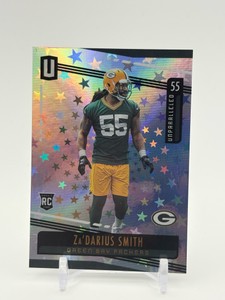 2019 Panini Unparalleled ZaDarius Smith Rookie Card Serial #d 105200 Green Bay Packers
