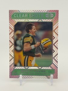 2020 Panini Illusions Brett Favre Clear Shots Inseet Card Greem Bay Packers