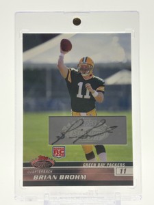 2008 Topps Stadium Club Brian Brown Rookie Autograph Card Green Bay Packers