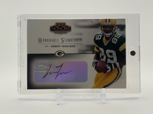 2002 Playoff Honors Robert Ferguson Honorable Signatures Autograph Card Green Bay Packers
