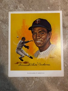 1970 Super Valu Minnesota Twins Art Print Leonardo Cardenas