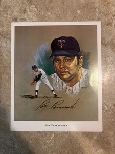 1970 Super Valu Minnesota Twins Art Print Ron Perranoski