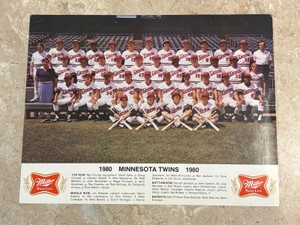 1980 Minnesota Twins Team Picture