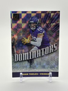 2019 Donruss Dominators Insert Adam Thielen Minnesota Vikings Card