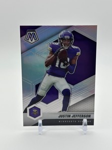 2021 Panini Mosaic - Justin Jefferson #132 Silver Prizm Minnesota Vikings