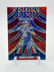 2024 Panini Rookies & Stars - Airborne Jared Goff Red Plaid Parallel