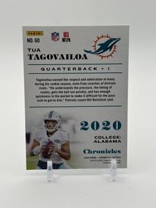 2020 Panini Chronicles - Tua Tagovailoa #60 Rookie Card Miami Dolphins