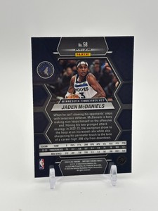 2022-23 Panini Mosaic - Jaden McDaniels #58 Green Mosaic Prizm Minnesota Timberwolves