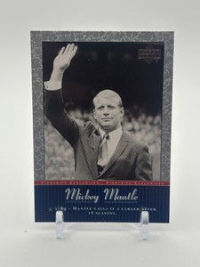 2001 Upper Deck - Pinstripe Exclusives Mickey Mantle Mickey Mantle New York Yankees