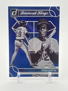2023 Panini Donruss - Diamond Kings Rod Carew #2 Holo Blue Minnesota Twins