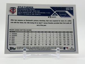 2023 Topps Chrome Update Series - Kyle Farmer Pink Refractor Minnesota Twins