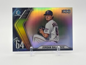 2022 Bowman - Chrome Bowman Scouts Top 100 Jordan Balazovic Rookie Card Minnesota Twins