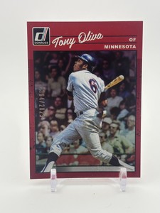 2023 Panini Donruss - Retro 1990 Tony Oliva #287 Holo Red 2023 Minnesota Twins